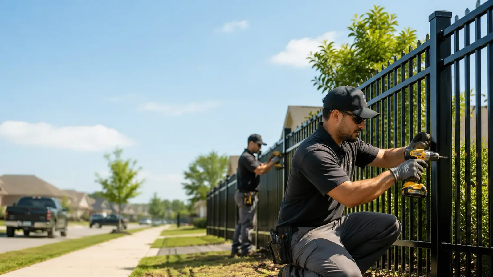 Metal Fence Installation in Hurlburt Field, FL